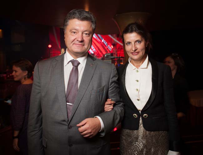 Petro Poroshenko and his wife