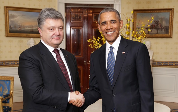 Petro Poroshenko and Barack Obama