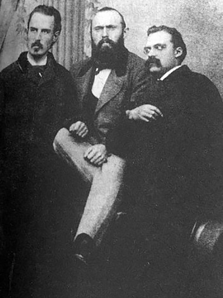 Erwin Rohde, Carl von Gersdorff, Friedrich Nietzsche