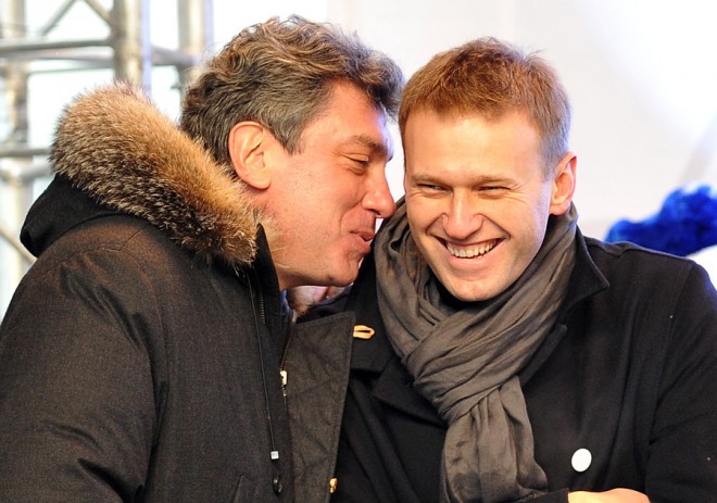Alexey Navalny and Boris Nemtsov