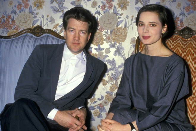 David Lynch and Isabella Rossellini