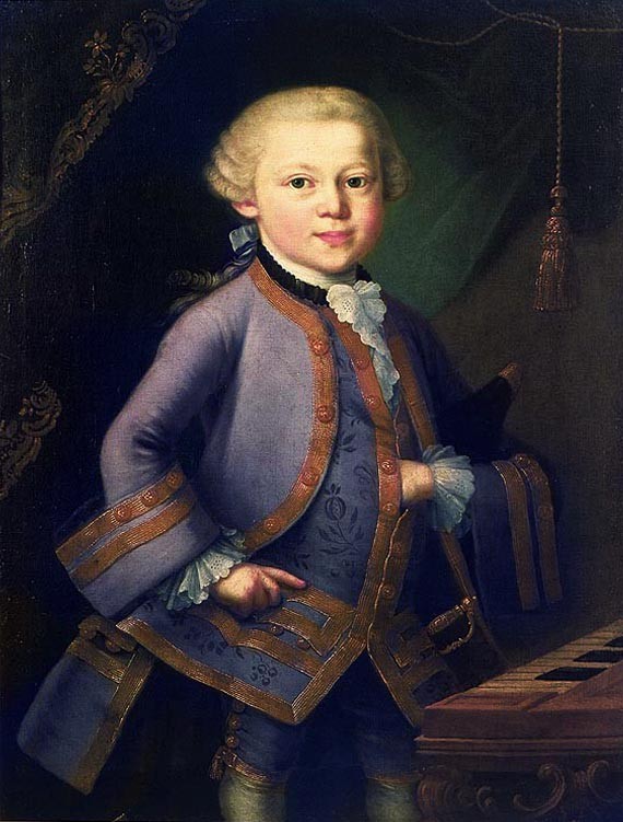 Young Wolfgang Mozart