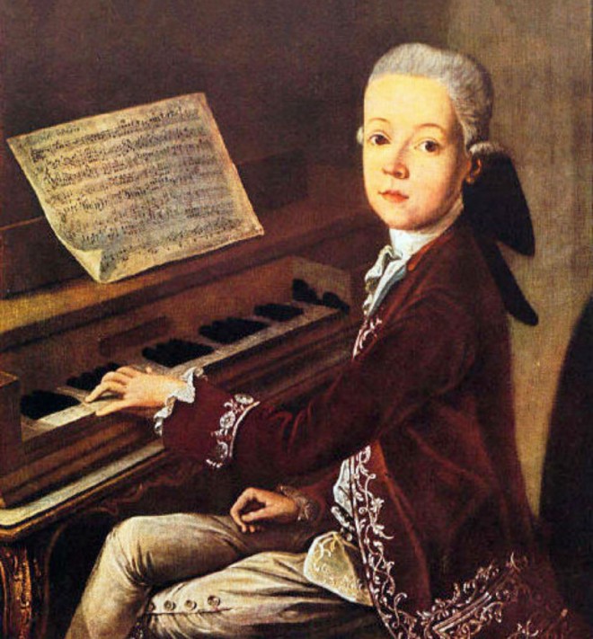 Young Wolfgang Mozart