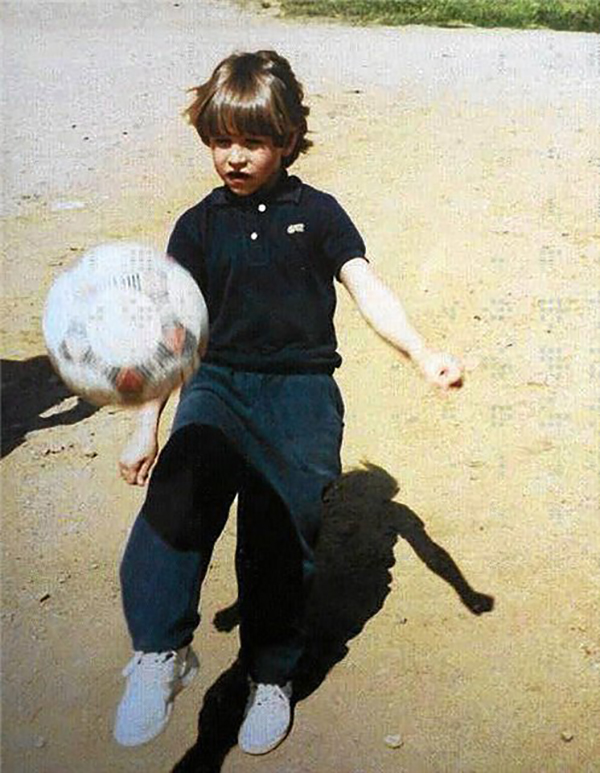 Sergio Ramos in his childhood
