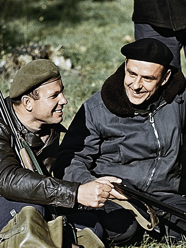 Vladimir Komarov and Yuri Gagarin