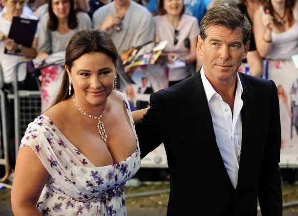 Pierce Brosnan and his wife Keeley Shay Smith
