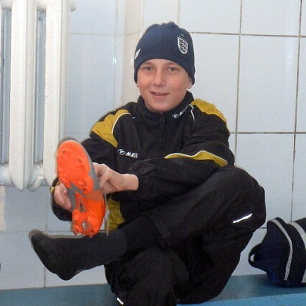 Aleksandr Golovin in his childhood