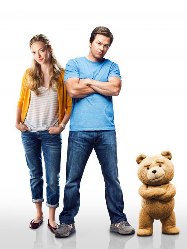Mark Wahlberg and Amanda Seyfried in the film Ted