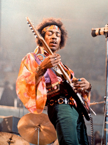 Jimmy Hendrix on stage