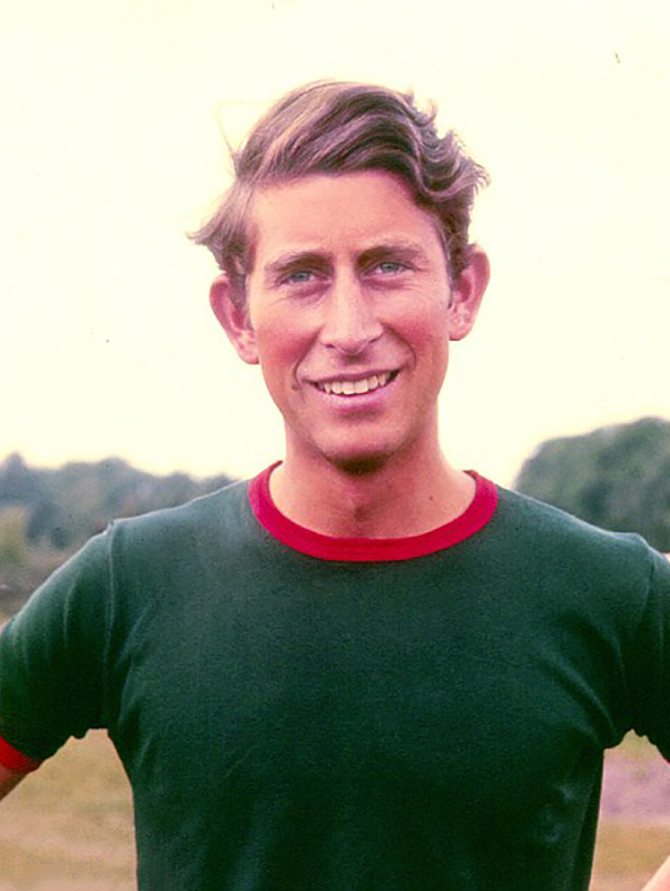 Prince Charles in his youth