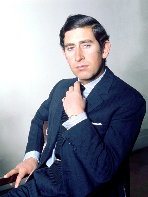 Prince Charles in his youth