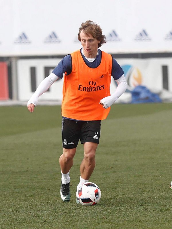 Luka Modric in training
