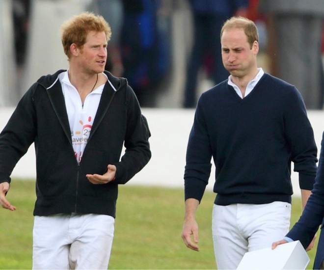 Prince William and brother Harry