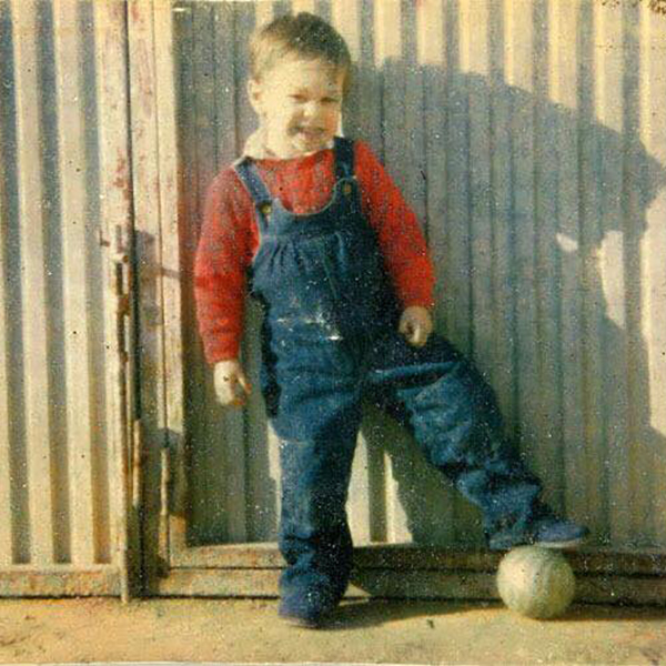 Andrés Iniesta in childhood
