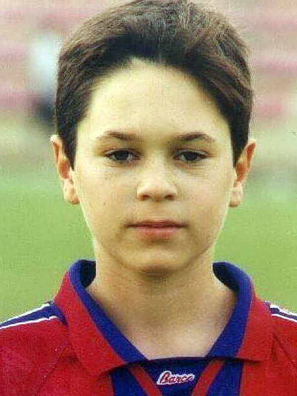 Andrés Iniesta in childhood