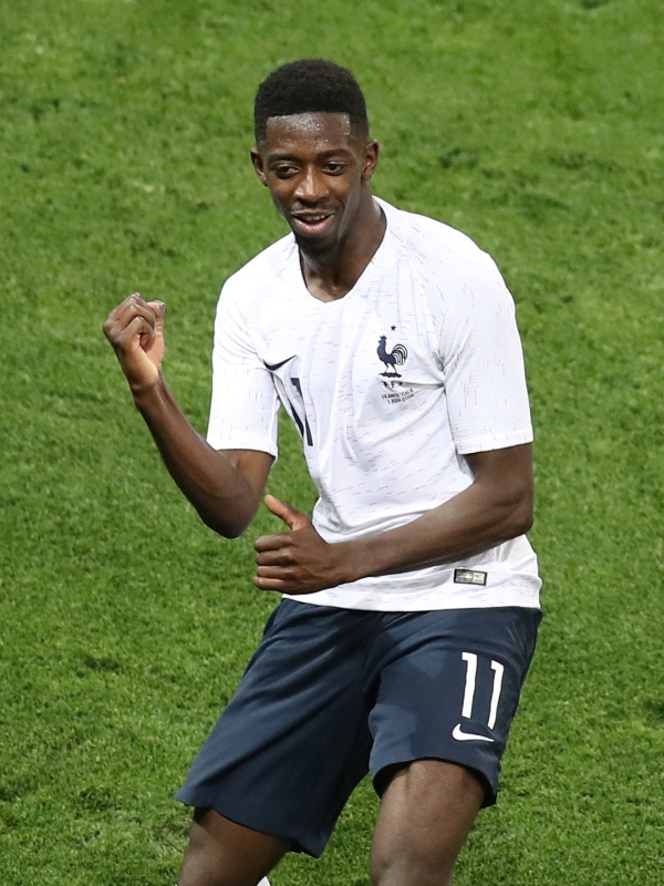Ousmane Dembele in the French national team