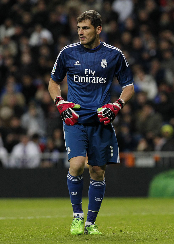 The legendary goalkeeper Iker Casillas