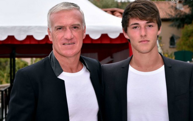 Didier Deschamps with son