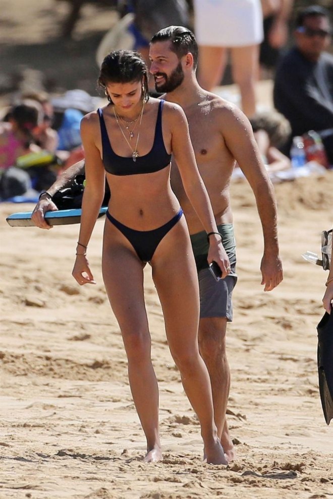 Taylor Hill with her boyfriend