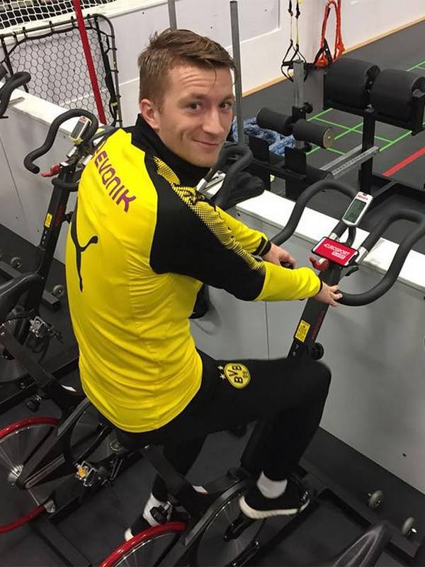 Marco Reus in the gym