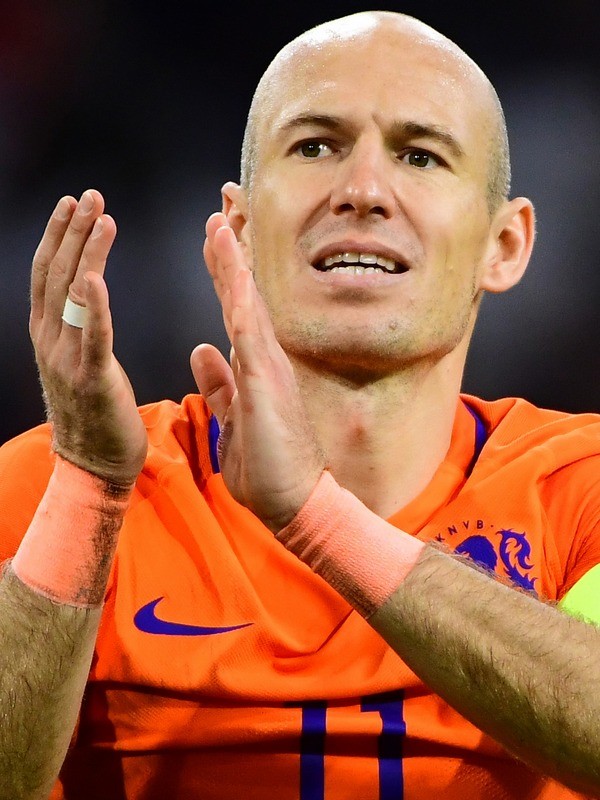 Arjen Robben in the national team of Netherlands