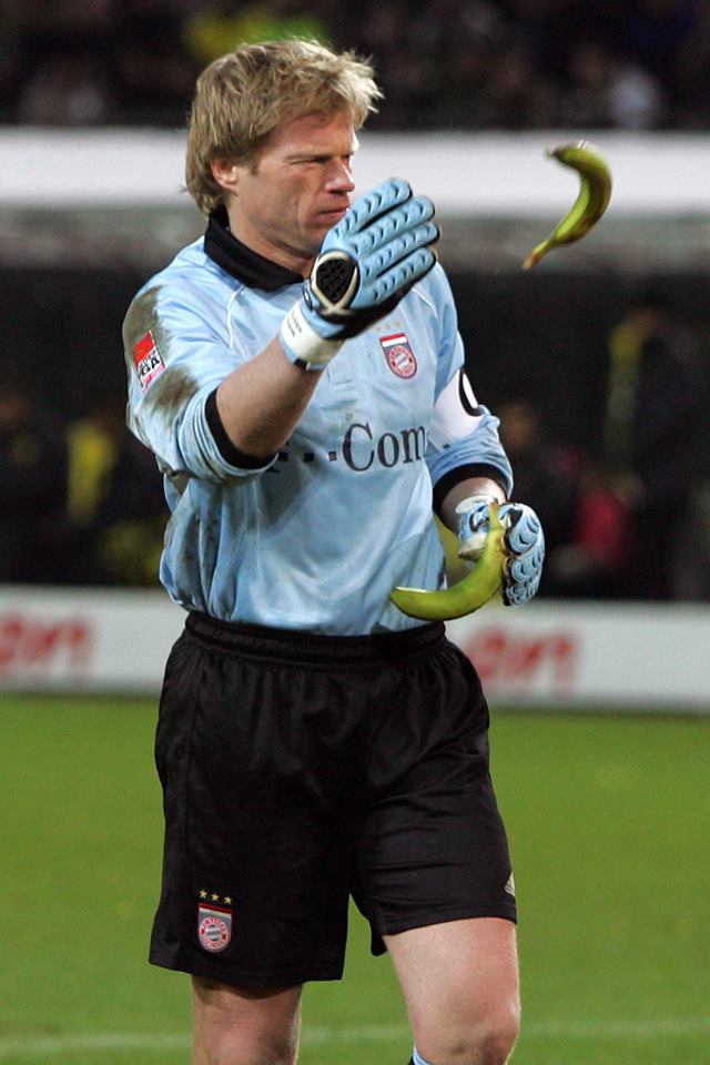 The goalkeeper Oliver Kahn