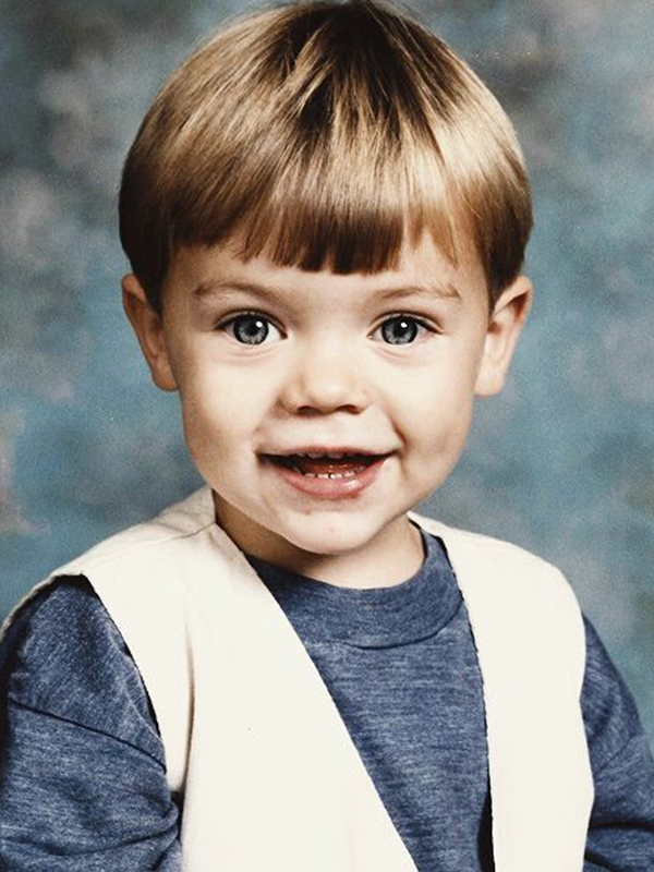 Harry Styles in childhood