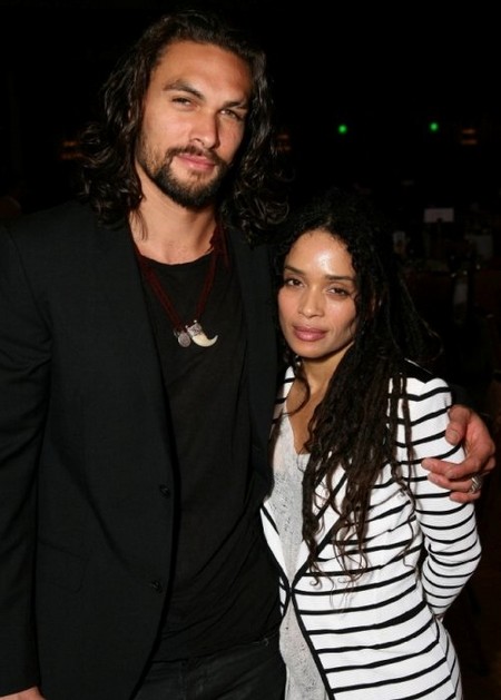 Jason Momoa and his wife