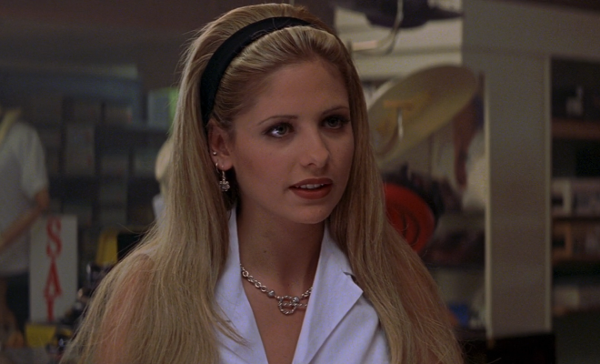 Sarah Michelle Gellar in the series Buffy the Vampire Slayer