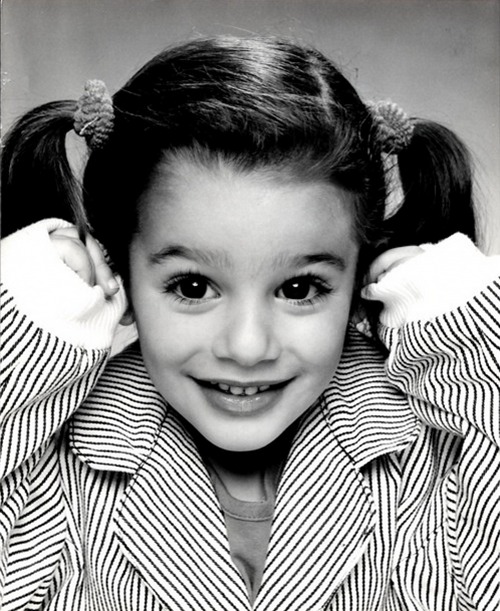 Lea Michele in her childhood
