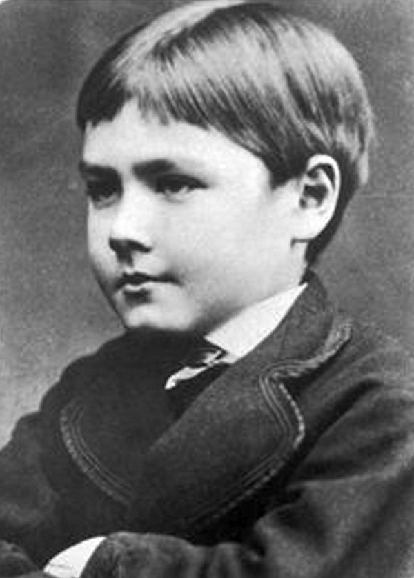 Rudyard Kipling in his childhood