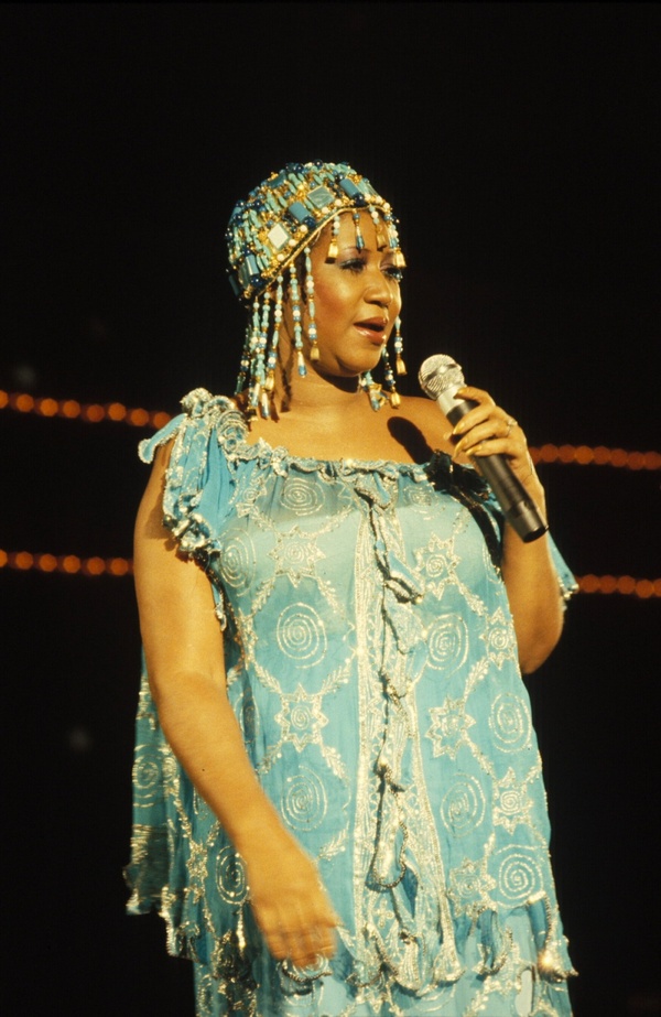 The singer Aretha Franklin