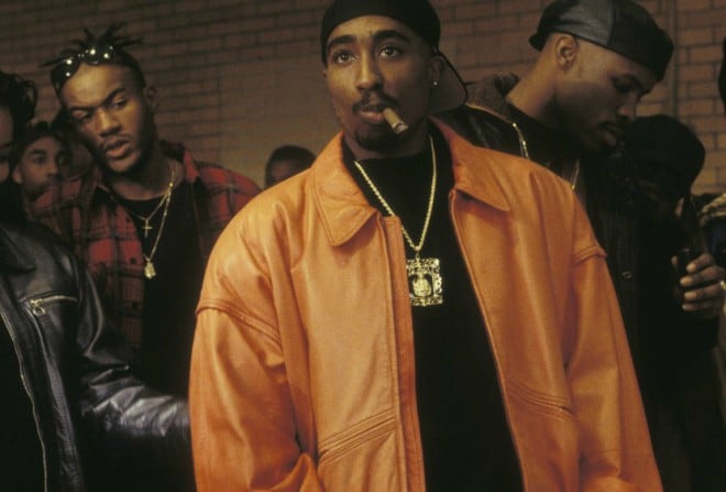 Tupac Shakur in the movie Above the Rim