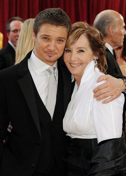 Jeremy Renner with Valerie's mom