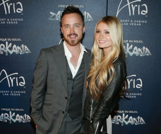 Aaron Paul and his wife