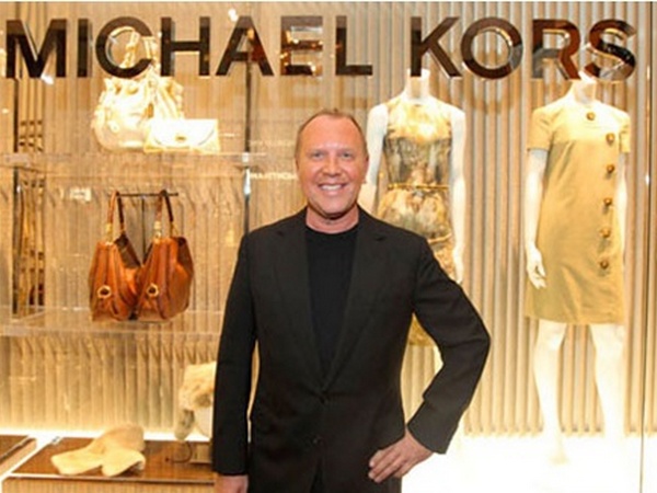 Michael Kors and his shop