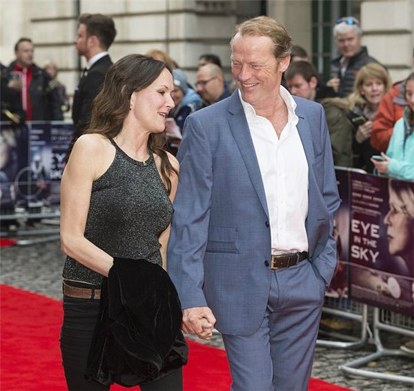 Iain Glen and his wife Charlotte Emerson