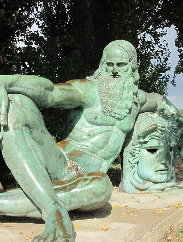 Leonardo da Vinci. Monument in Amboise, France