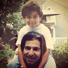 Rob Kardashian with his father
