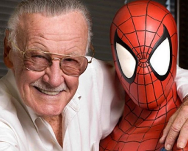 Stan Lee and Spider-Man