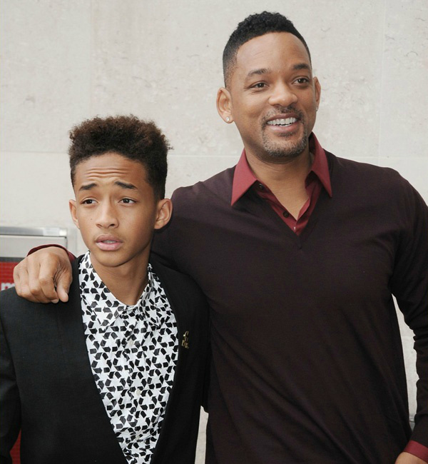 Jayden Smith with father