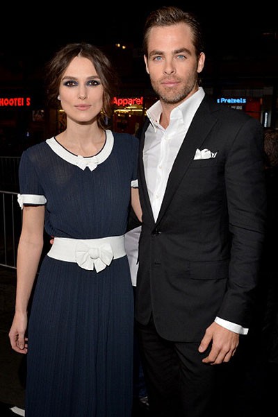 Keira Knightley and Chris Pine