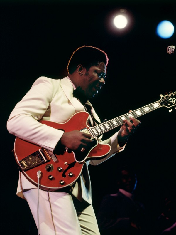 B.B. King on the stage