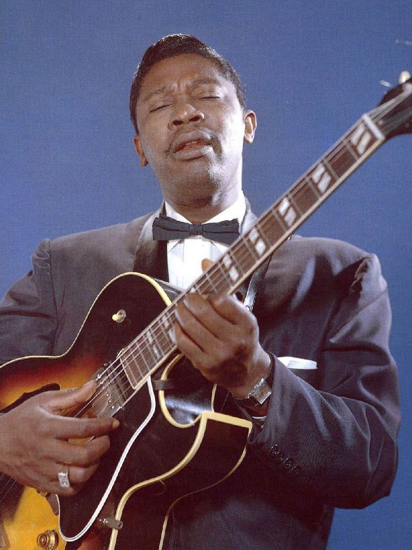 B.B. King on the stage
