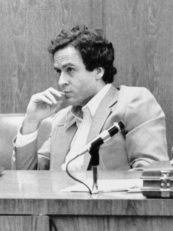 Ted Bundy at court