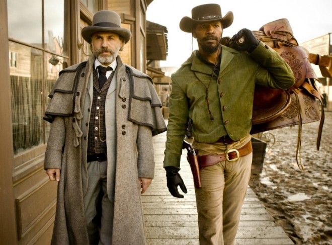 Christoph Waltz in the movie Django Unchained