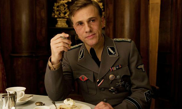 Christoph Waltz in the film Inglourious Basterds