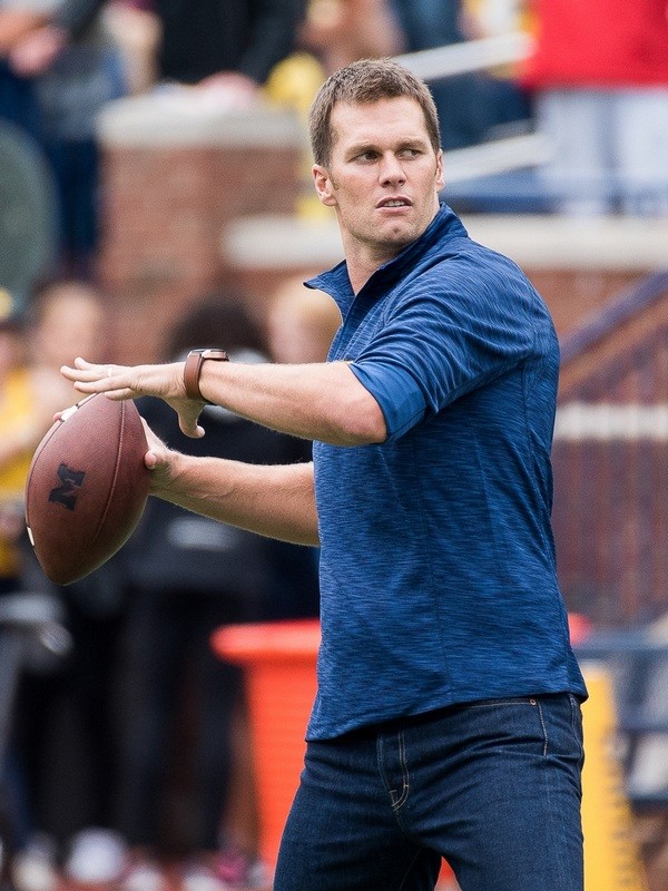 Football player Tom Brady
