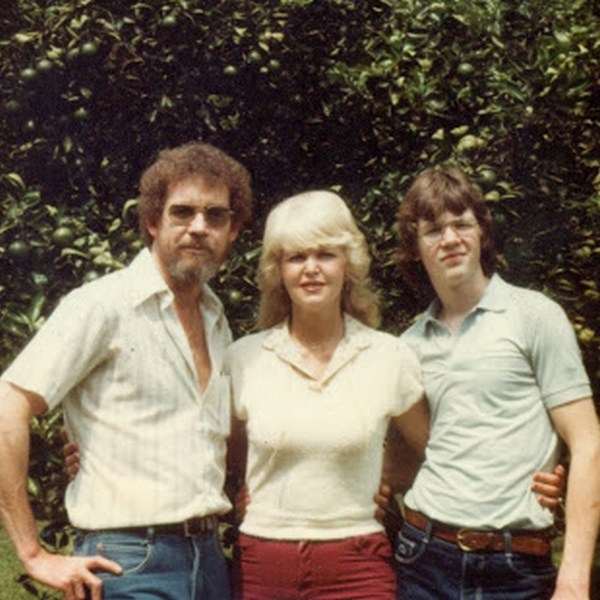 Bob Ross with wife and son