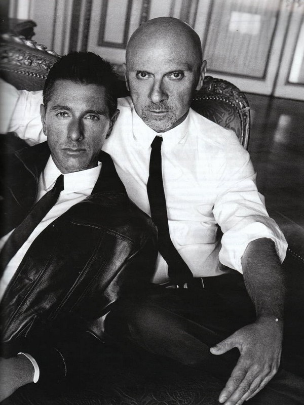 Domenico Dolce and Stefano Gabbana